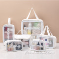 Makeup Cosmetic Bag with Printed Logo PU PVC Waterproof Custom Pouch Closure Cosmetic Bag Supplier